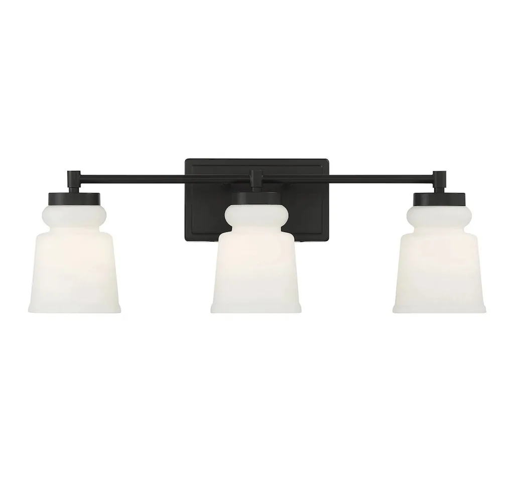 Meridian Trade Winds Faye 3-Light Bathroom Vanity Light
