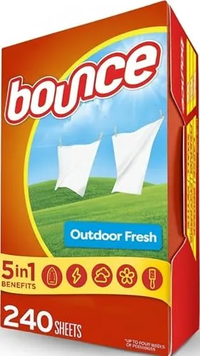 Bounce Dryer Sheets Outdoor Fresh 240-Count