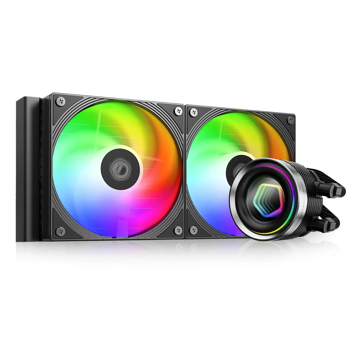 ID-COOLING FX240 INF 240mm AIO CPU Cooler, ARGB, Black