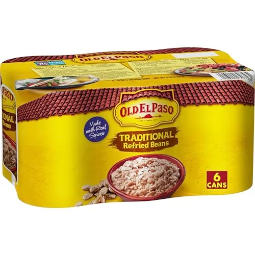 Old El Paso Traditional Refried Beans 6-Pack 16oz