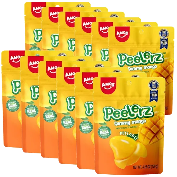 Peelerz Peelable Mango Gummies 12-Pack