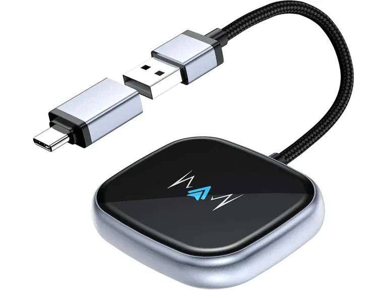 Wireless Carplay Adapter with NFC Touchscreen Connectivity for Android 11 and Above