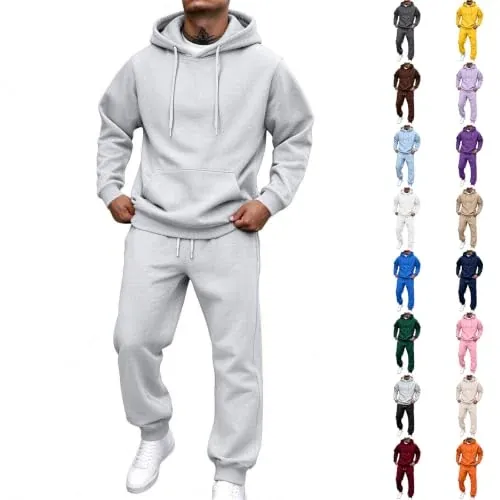 Sweatpants and Hoodie 2 Piece Set - Many Colors