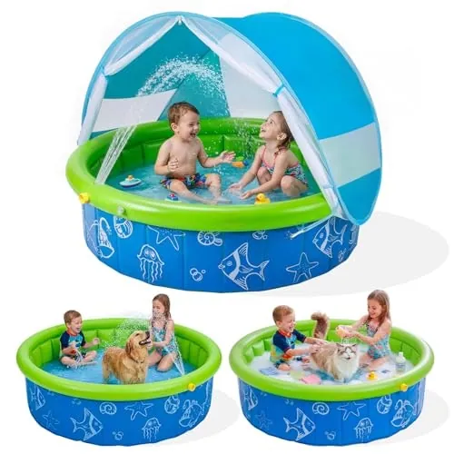 Peemario 47" Foldable Kiddie Pool