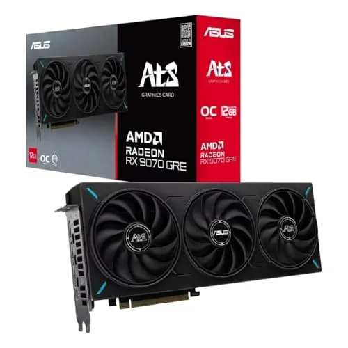 ASUS ATS Radeon RX 9070 GRE OC 12GB GDDR6 Gaming Graphics Card
