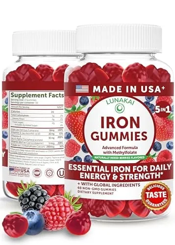 Lunakai Iron Gummies