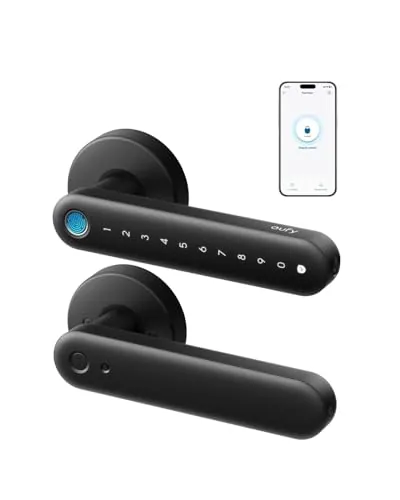 eufy Smart Lock FamiLock C32 Fingerprint Keyless Lock w/ Built-in Handle