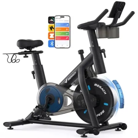 MERACH S26 Magnetic Friction Stationary Exercise Bike