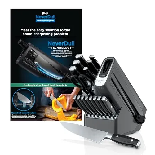 Ninja NeverDull 17-Pc Knife Block Set
