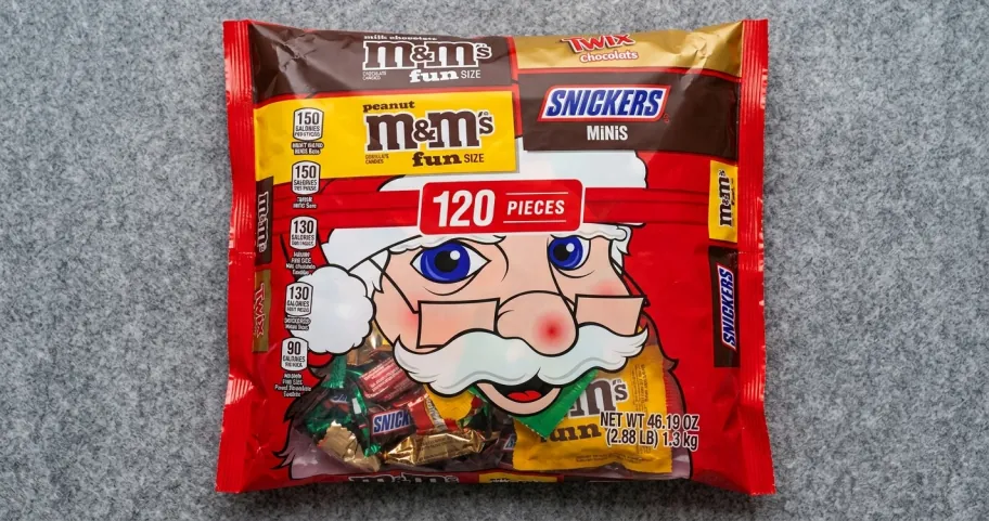 Christmas Mars M&M’s, Twix, Snickers & Milky Way 120-Count