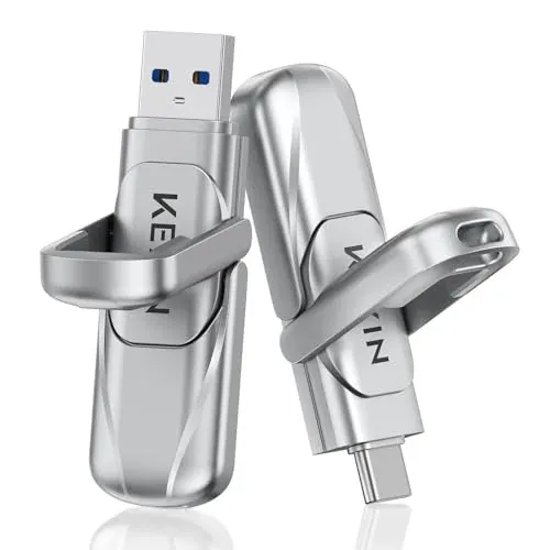 KEXIN 128GB USB 3.2 Gen 1 Dual USB A & USB C Solid State Drive