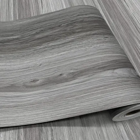 auxua 0.02" Thick Wood Grain Peel & Stick Vinyl Flooring / Covering Roll
