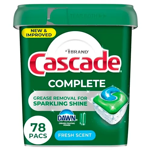 Cascade Complete Dishwasher Pods 78-Count
