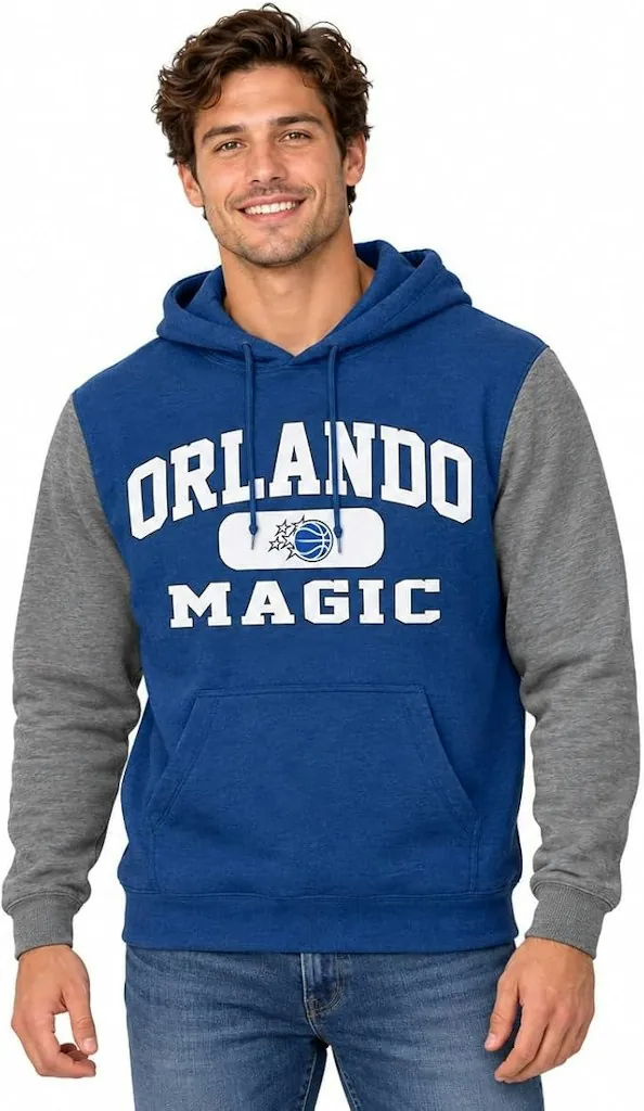Blue 84 Men's NBA Colorblock Hooded Sweatshirt