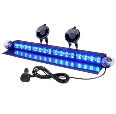 Xprite 16" Blue Emergency Strobe Dash Lights