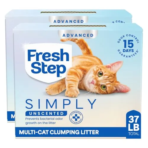 Fresh Step Unscented Advanced 18.5lb 2-Pack