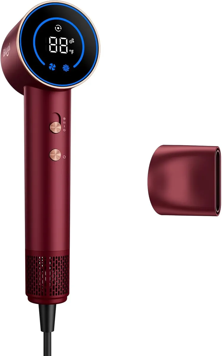 Bluvol H10 SonicDry Hair Dryer in Burgundy or Silver