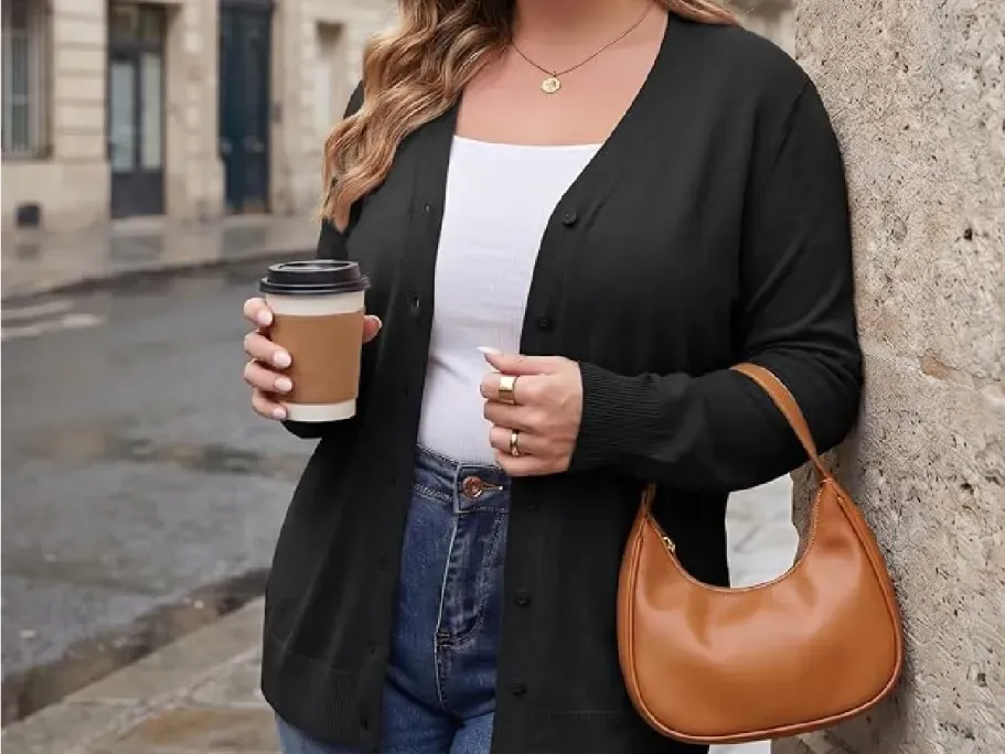 Plus Size Women’s Cardigan