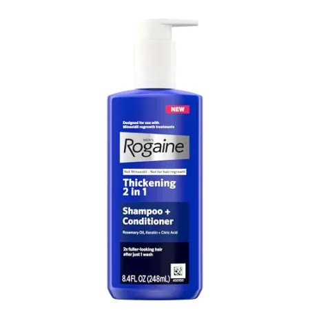 8.4oz Rogaine Men's Thickening 2 in 1 Shampoo + Conditioner