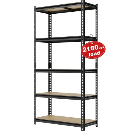 WORKPRO 36"W x 16"D x 72"H 5-Tier Storage Shelf (2180lb Capacity)