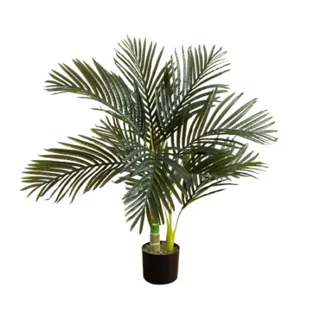 Nearly Natural 3' Artificial Golden Cane Palm Tree