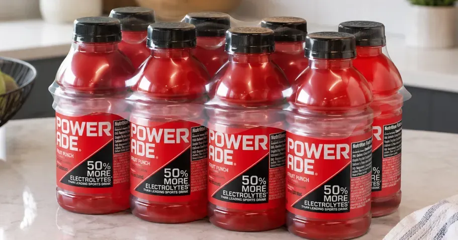 Powerade Fruit Punch 12oz Bottles 8-Pack