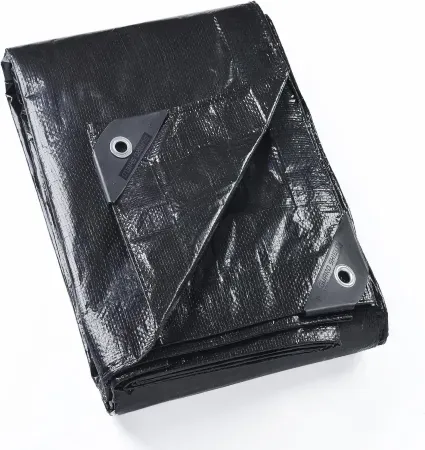 GUARD SHIELD 10x12 6mil Black Polyethylene Multi-Purpose Tarp