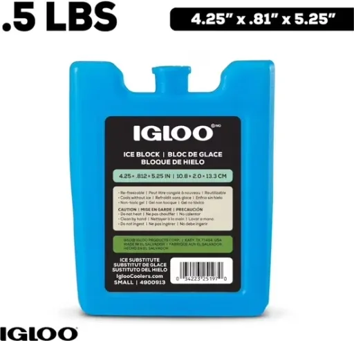Igloo MaxCold Small Ice Freeze Block, Blue