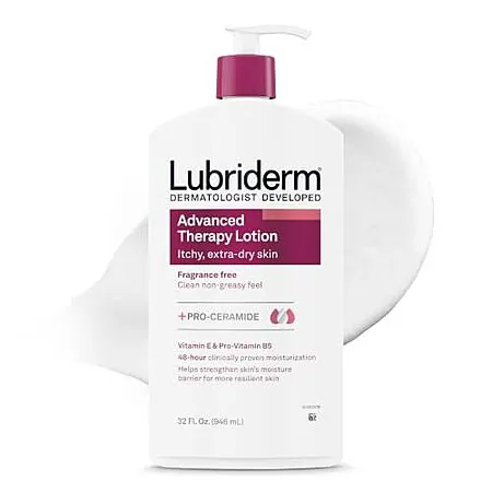 Select Accts: 32-Oz Lubriderm Advanced Therapy Fragrance-Free Lotion