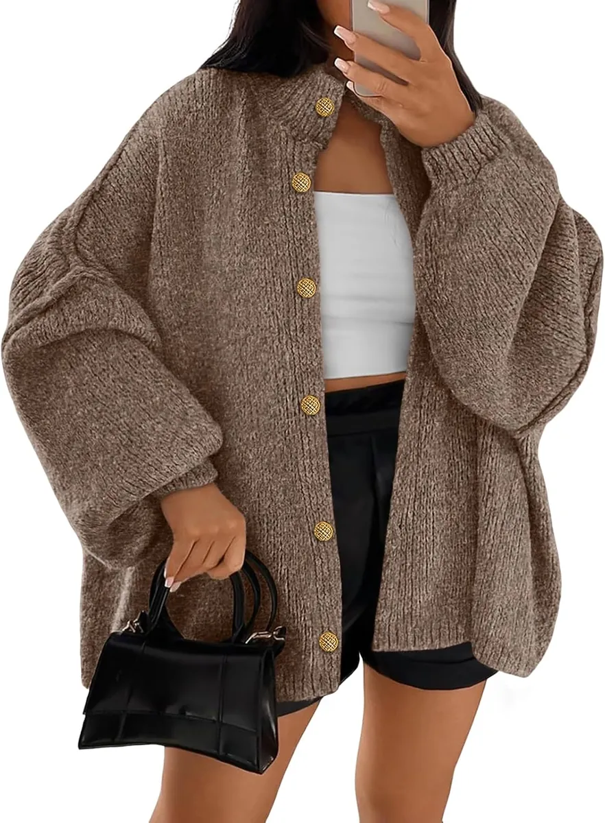 LILLUSORY Chunky Cardigan Sweater