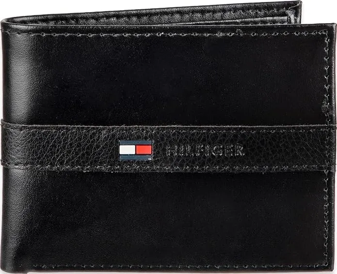 Tommy Hilfiger Men's Leather Orson RFID Bifold Wallet