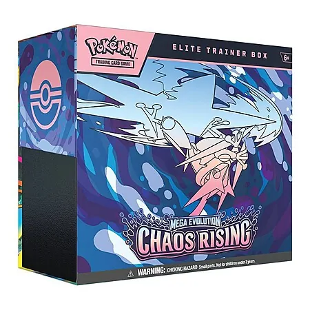 Pokémon Trading Card Game: Mega Evolution Chaos Rising Elite Trainer Box