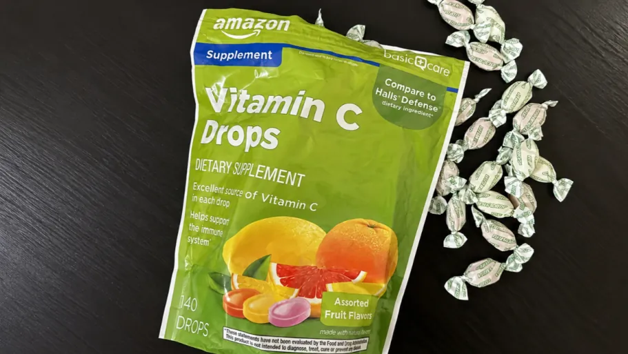 Amazon Basic Care Vitamin C Drops 140-Count