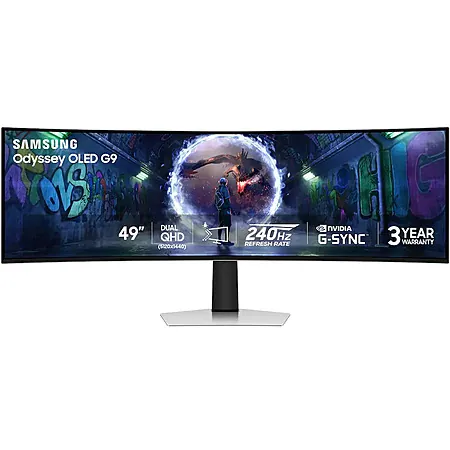 49" Samsung Odyssey G9 G93SD DQHD 240Hz Curved Gaming Monitor