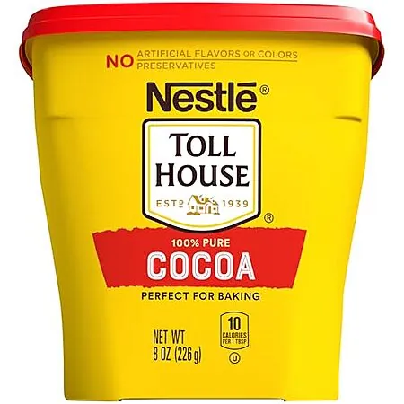 8-Oz Nestle Toll House 100% Pure Cocoa Baking Cocoa