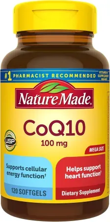 120-Count Nature Made CoQ10 100mg Dietary Supplement Softgels