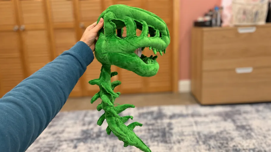 Kids Plush Dinosaur Skeleton Costume