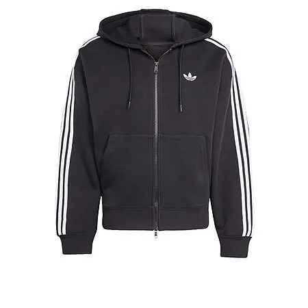 adidas Men's Adicolor Spacer Oversized Hoodie (Black)