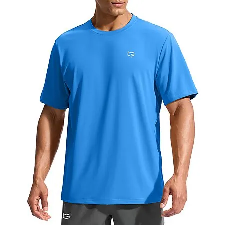G Gradual Men's UPF 50+ Short Sleeve Quick-Dry Swim Shirt (Various Colors)