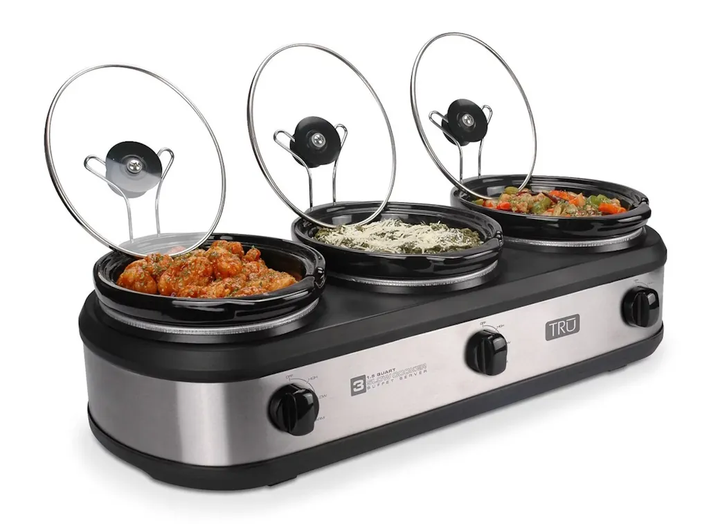 Tru Triple Buffet Server