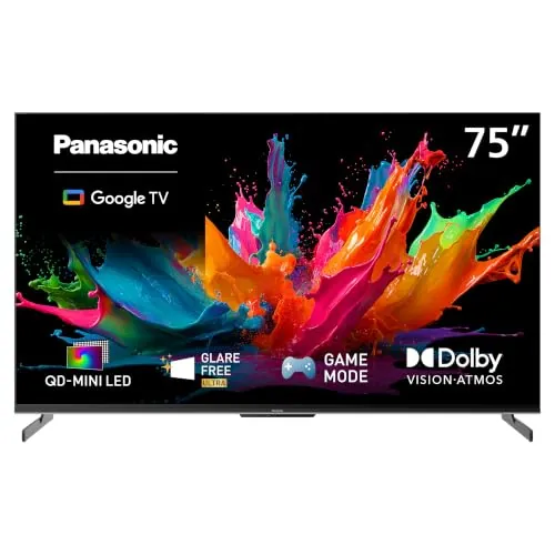 Panasonic W85 Series 55 Inch QD-Mini LED 4K UHD Glare Free Ultra Google TV