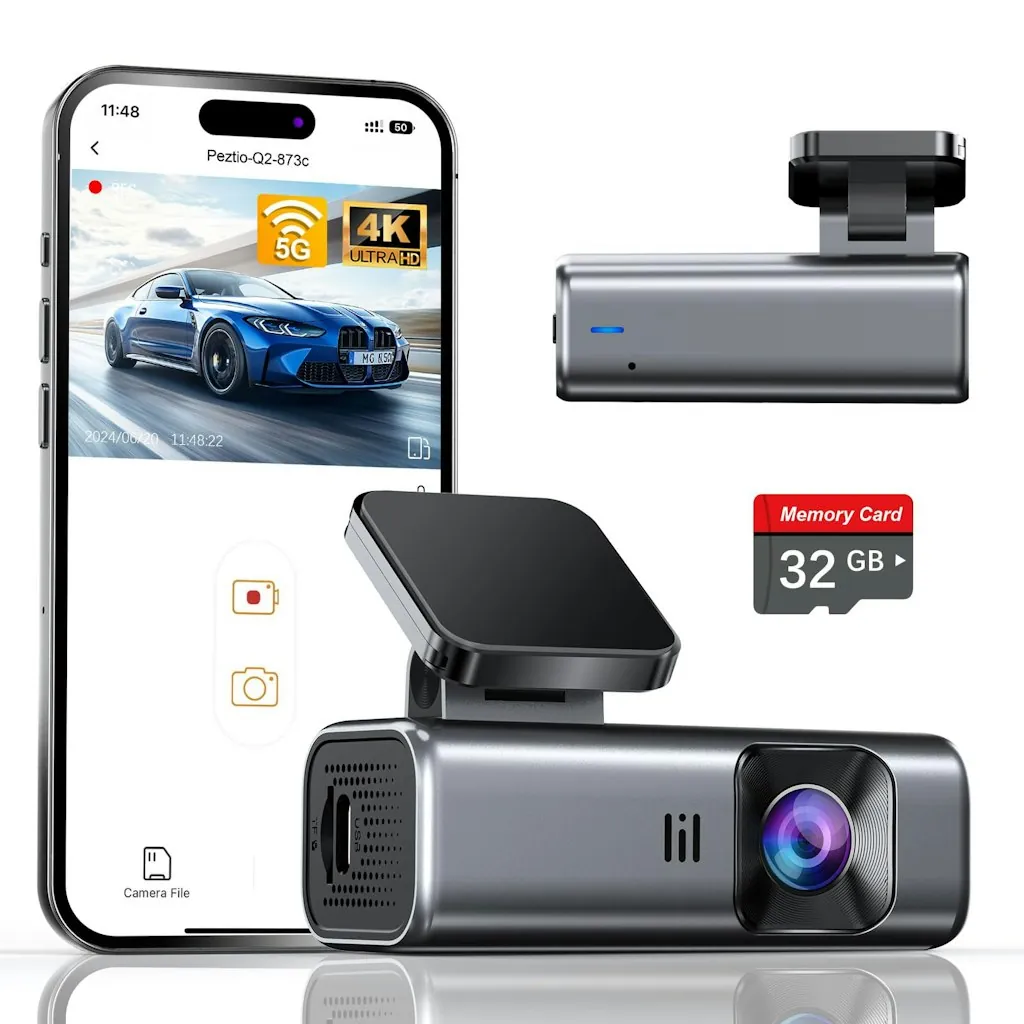 Galphi 4K Dash Cam w/ 32GB Card
