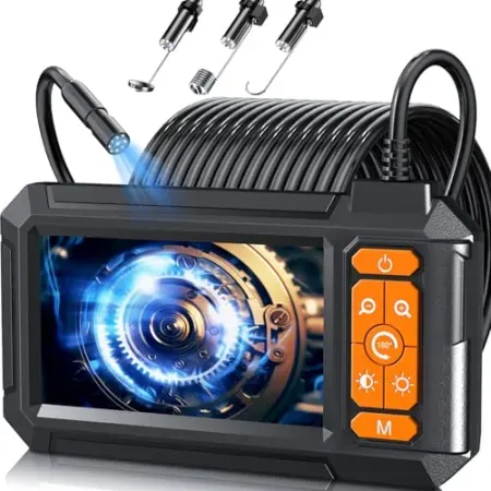 Daxiongmao 1920P HD Borescope Inspection Endoscope Camera w/ Lights