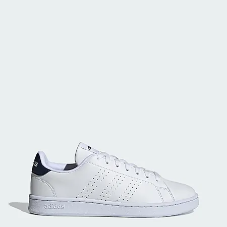 adidas Men's Advantage Shoes (Cloud White / Cloud White / Legend Ink)