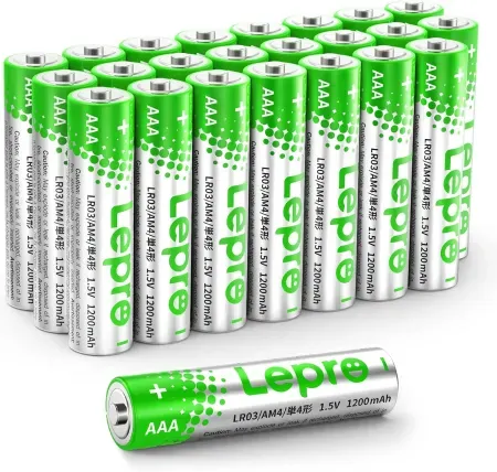 24-Pack Lepro 1.5V Alkaline Triple AAA Batteries