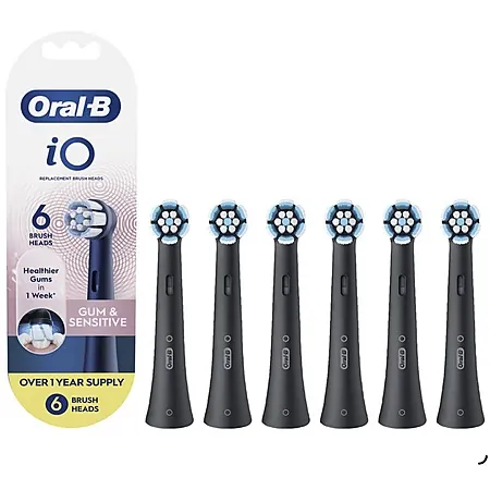 6-Pk Oral-B iO Gum & Sensitive Replacement Toothbrush Heads + $30 Walgreens Cash