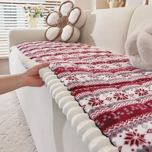 Christmas Couch Cover 70.9"