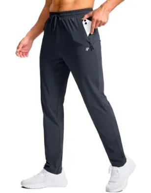 Pudolla Men’s Tall Sweatpants w/ Zipper Pockets