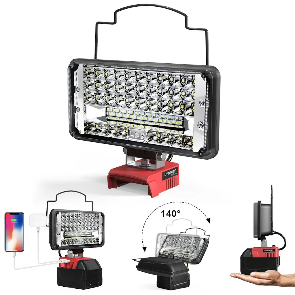 LED Work Light for Milwaukee 18V Batteries