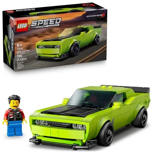 LEGO Speed Champions Dodge Challenger SRT Hellcat Building Set (390-Piece)